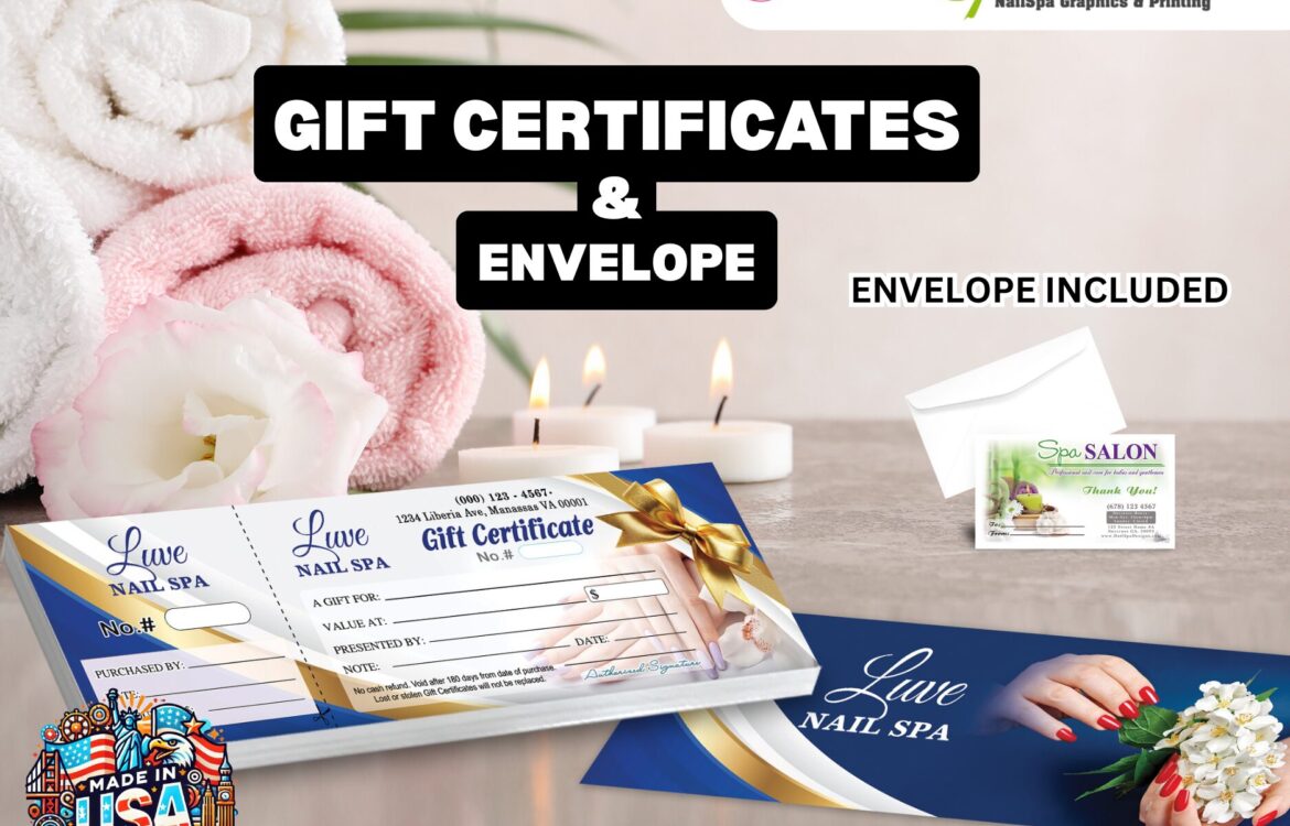 Gift Certificates 001-025